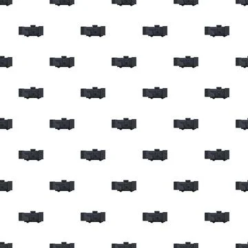 Thermal weapon sights creating seamless military technology pattern Illustrazione stock