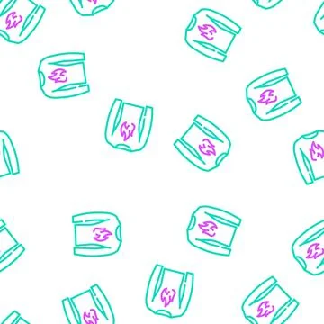 Thermals motorcycle vector seamless pattern 库存插图