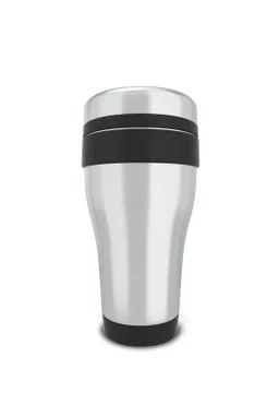 Thermo cup for hot drinks Stock Illustration
