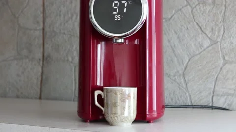 Thermo pot for boiling water for drinking. Stock Footage 194201814