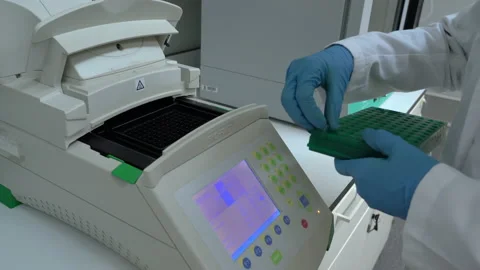 Thermocycler PCR test Stock Footage 191494711