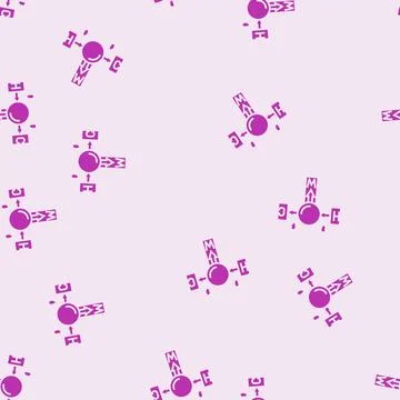 Thermodynamics principles mechanical engineer glyph seamless pattern Illustrazione stock