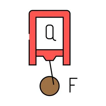 Thermodynamics principles mechanical engineer icon color illustration 스톡 일러스트