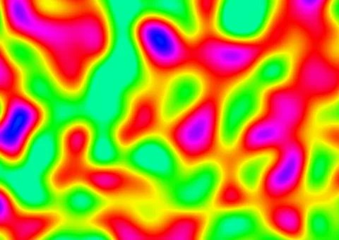 Thermography or heat map background Иллюстрация