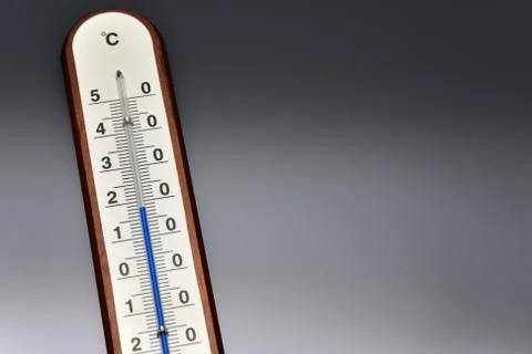 Thermometer 18 degrees celzius Stock Photos
