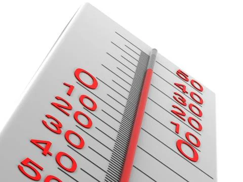 Thermometer. 3d thermometer. 3d Copyright: xZoonar.com/MaksymxYemelyanovx ... Stock Photos