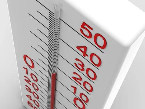 Thermometer. 3d thermometer. 3d Copyright: xZoonar.com/MaksymxYemelyanovx ... Stock Photos