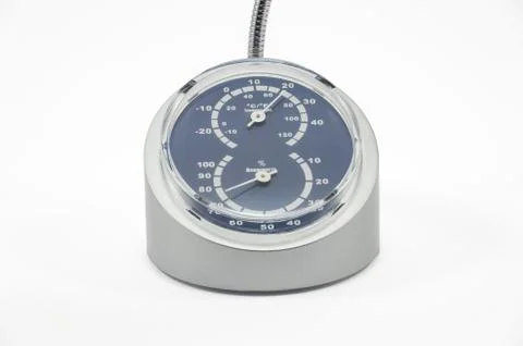 Thermometer and hygrometer Stock Photos