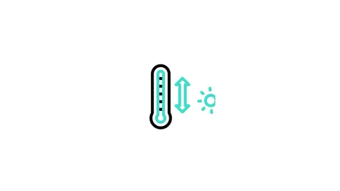 Thermometer Animated Icon Stock Footage 320199388