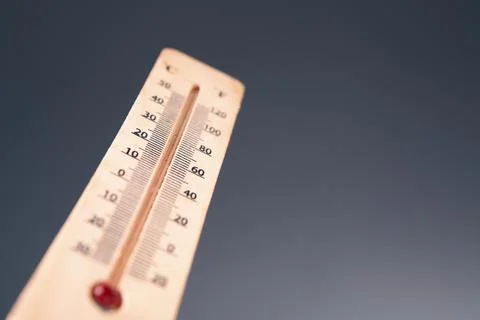 Thermometer on the background Stock Photos