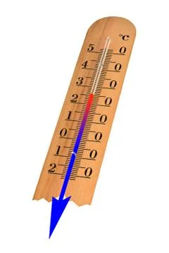 Thermometer with celsius Foto stock