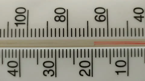 Thermometer close up Stock Footage 144490808
