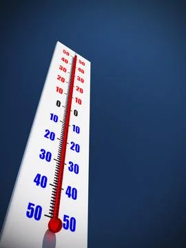 Thermometer close up Stock Illustration