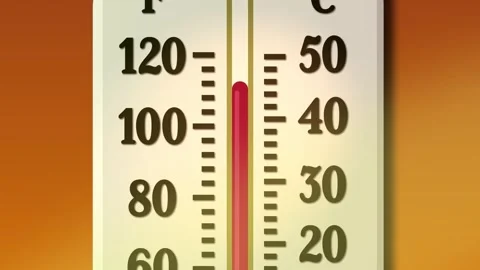 Thermometer close up showing increasing, rising temperature. 스톡 동영상 302846863