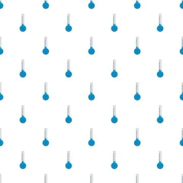 Thermometer cold pattern seamless 스톡 일러스트