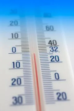 Thermometer cold Stock Photos