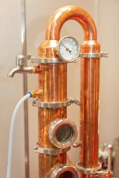Thermometer Copper Still Stock Photos