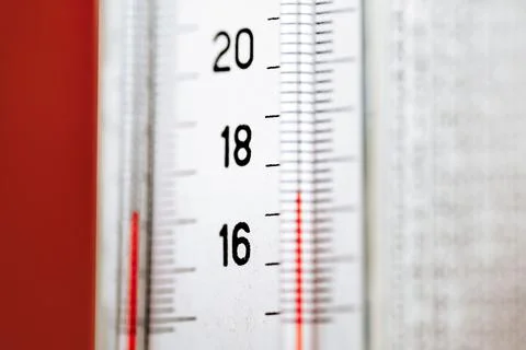 Thermometer degrees celsius Stock Photos