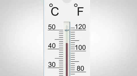 Thermometer heating up Stock Footage 24539389