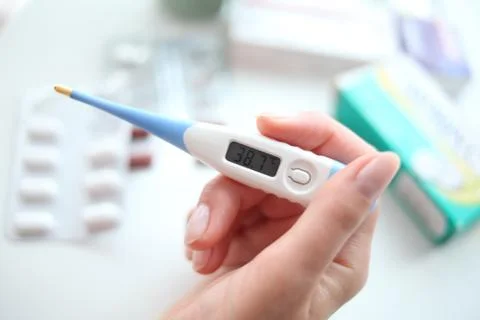 Thermometer High temperature Foto stock