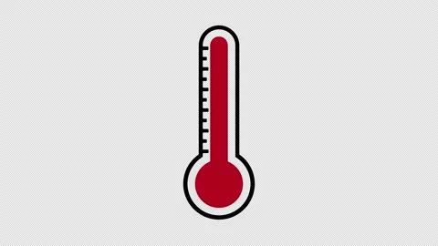 Thermometer icon symbol. Stock Footage 172069932