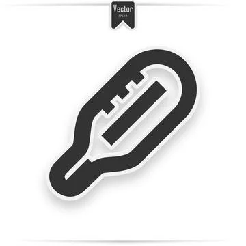 Thermometer icon - temperature symbol Stock Illustration