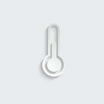 Thermometer icon vector Stock-Illustration
