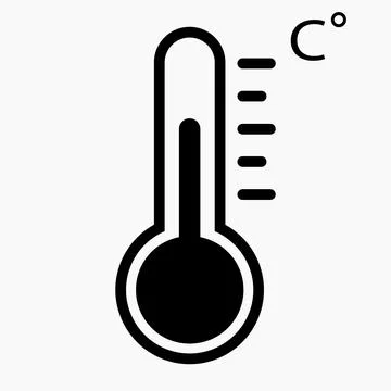 Thermometer icon vector Stock Illustration