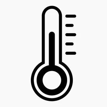 Thermometer icon vector Stock Illustration