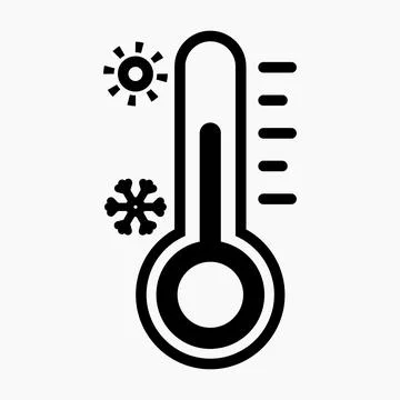 Thermometer icon vector Stock Illustration