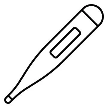 Thermometer icon vector Stock Illustration
