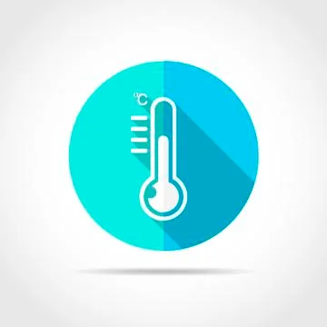 Thermometer icon. Vector illustration. Stock Illustration