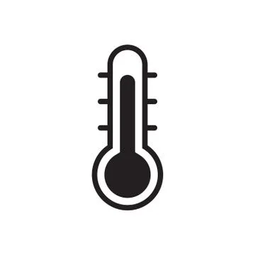 Thermometer Icon Vector Illustration. Stock Illustration