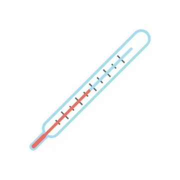 Thermometer icon. Vector illustration on withe background. Isolated. Stock Illustration