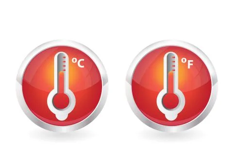 Thermometer icons Stock Illustration