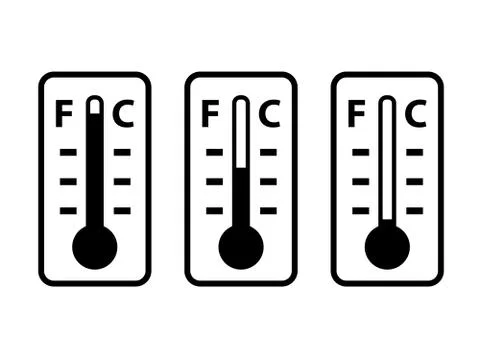 Thermometer icons Stock Illustration