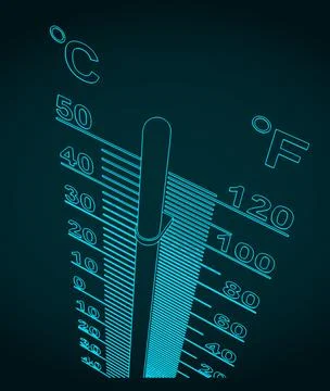 Thermometer illustration Stock Illustration