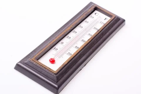Thermometer indicates normal temperature, three-dimensional rendering Stock Photos