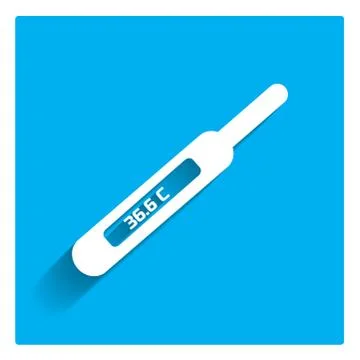 Thermometer with indication Stock-Illustration
