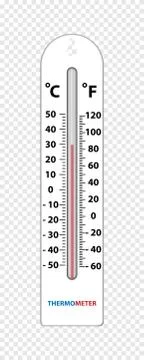 Thermometer isolated on transparent background, vector illustration Stock Illustration