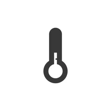 Thermometer. Low temperature. Isolated icon. Weather vector illustration Stock Illustration