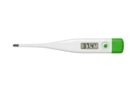 Thermometer for measuring body temperature in vector. Stock Illustration
