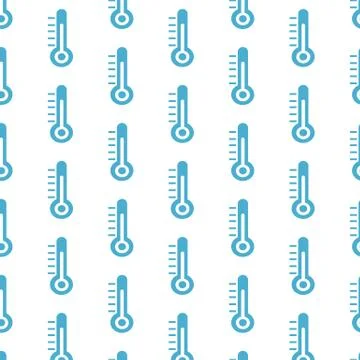 Thermometer pattern background Stock Illustration