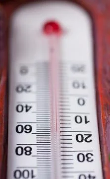 Thermometer scale Stock Photos