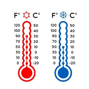 Thermometer set vector illustration Stock Illustration