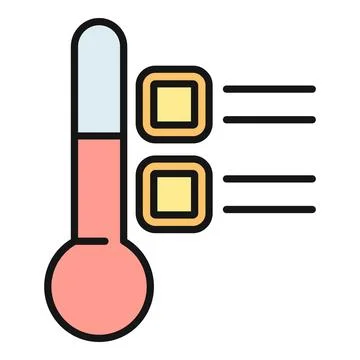 Thermometer showing temperature feedback rating system イラスト素材