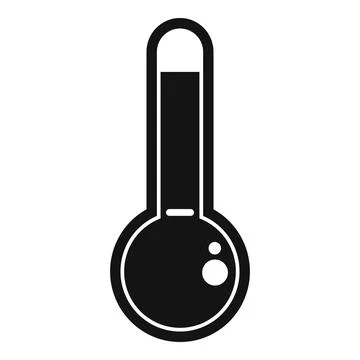 Thermometer showing temperature measuring hot and cold weather Stock Illustration