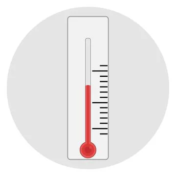 Thermometer for temperature measurement Stock Illustration