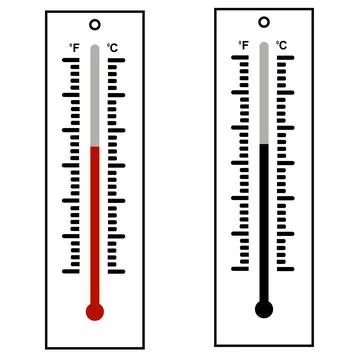 Thermometer vector icon design Illustration