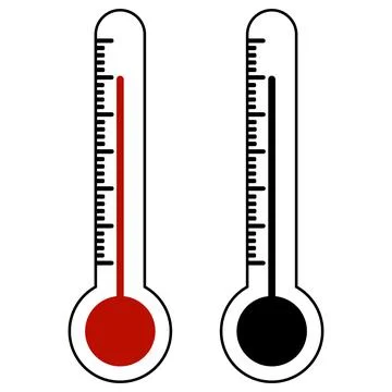 Thermometer vector icon design Stock Illustration